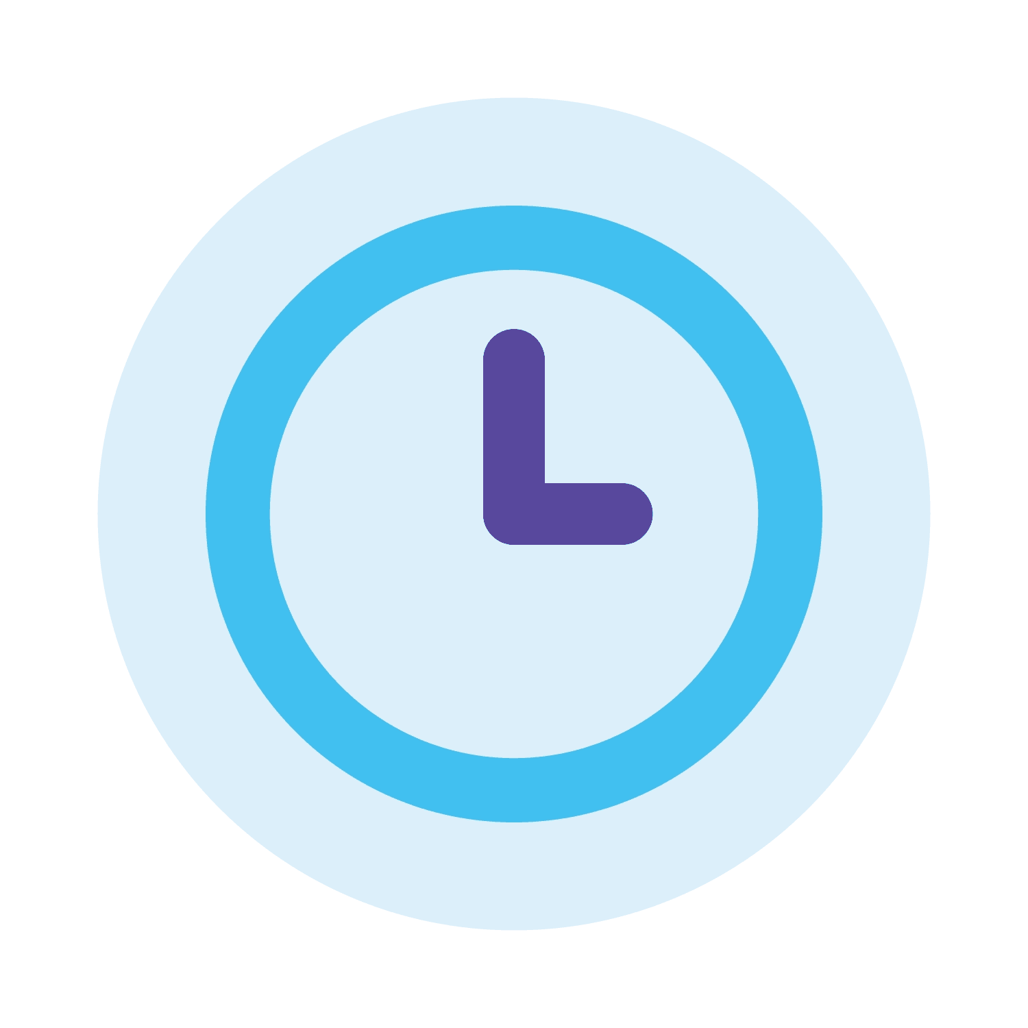 Icon wall clock